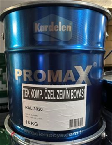 KARDELEN ÖZEL ZEMİN BOYASI SİNYAL SARI 18 KG